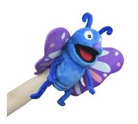lilizzhoumax burattino di mano di farfalla Simulazione Animale farfalla Peluche gioco di ruolo giocattoli interattivi per la prima educazione dei bambini decorazione della casa animali dello insetto