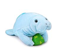 lilizzhoumax lamantino Peluche 18cm/7”, simulazione lamantino Peluche, simpatico giocattolo morbido lamantino Peluche Bambole Animali Selvatici, Regalo per Bambini e Amici