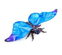lilizzhoumax Morfo blu Peluche Realistica Peluche Animale Adorabile Regali Morbidi e Carini Farfalla Peluche per Bambini Ragazzi e Ragazze Giocattoli per bambini 11”