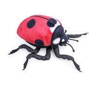 lilizzhoumax Peluche coccinella 9.4 pollice insetto Carino giocattolo morbido Bambole Animali Bambini e Amici Regalo per la festa di compleanno coccoloso collezionare decorazione domestica - rosso