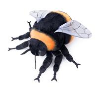 lilizzhoumax Peluche di calabrone 20cm/7.8” simulazione giocattolo Peluche di calabrone morbido Peluche di bombo Bambole Animali Selvatici Regalo per Bambini e Amici