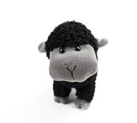 lilizzhoumax Peluche di Pecora 18cm/7” in piedi simulazione Peluche di Pecora giocattolo Peluche di Pecora morbido Peluche di Pecora Bambole Animali Selvatici, Regalo per Bambini e Amici nero