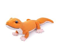lilizzhoumax Peluche Geco dalla coda grassa 15.7” simulazione Peluche geco giocattolo morbido Peluche geco rettile Bambole Animali Selvatici Regalo per Bambini e Amici regalo di compleanno Arancia