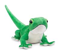 lilizzhoumax Peluche Geco dell'isola dei cavalli 25” simulazione Peluche geco giocattolo morbido Peluche geco rettile Bambole Animali Selvatici Regalo per Bambini e Amici regalo di compleanno verde