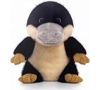lilizzhoumax Peluche Ornitorinco Seduto, Animale Australiano Realistico, Morbido Peluche Nero per Amanti della Fauna Selvatica