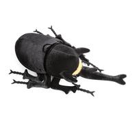 lilizzhoumax Peluche Scarabeo Ares 9pollice insetto Carino giocattolo morbido Bambole Animali Bambini e Amici Regalo per la festa di compleanno coccoloso collezionare decorazione domestica - nero