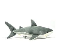 lilizzhoumax Peluche Squalo Bianco 63cm/25”,Simulazione Animale Simpatico Giocattolo Peluche Squalo Bianco, Morbido Squalo Bianco Animali acquatici, Regalo per Bambini e Amici