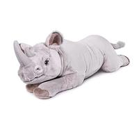 lilizzhoumax Rinoceronte Peluche 55cm/22”, simulazione Rinoceronte Peluche, simpatico giocattolo Rinoceronte Peluche, morbido Peluche Bambole Animali Selvatici, Regalo per Bambini e Amici