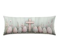 Lilla Cuscino per Dormire Laterale 40x120 Cuscino Lungo per Dormire Lateralmente per Gravidanza e Sostenere la Maternità, Migliorare Qualità Del Sonno, Federe Cuscini Letto Colore Uovo D'Anatra Q-1209