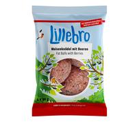 Lillebro Pastone di bacche per uccelli selvatici, senza rete - 4 x 90 g