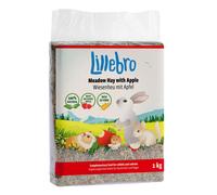 Lillebro Fieno di campo per roditori e conigli - Set %: 3 x 1 kg Mela selvatica