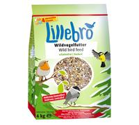 Lillebro Mangime per uccelli selvatici senza bucce - Set %: 3 x 4 kg