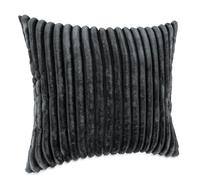 Lilli - Cuscino decorativo per divano, in peluche, 40 x 40 cm, senza imbottitura, colore: grigio