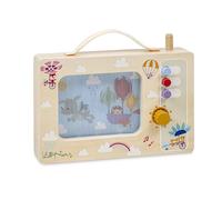 LILLIPUTIENS - Carillon Animato in Legno Joe Il Drago - Giocattolo Musicale per Bambini dai 10 Mesi - Melodia Fly Me to The Moon - Stimola la Vista e Lo Sviluppo Musicale - 24 cm - 83635