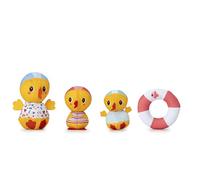 LILLIPUTIENS - Giochi da Bagno per Bambini Paperelle - Mamma Papera e i Suoi Due Pulcini - Divertente per Il Bagno e la Piscina - Stimola la motricità e Il risveglio - dai 6 Mesi - 83544
