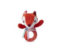 LILLIPUTIENS, Alice Sonaglio Massaggiagengive Neonato, da 3 Mesi | Massaggiagengive Volpe in Peluche, Carta Frusciante nelle Braccia e Campanellino nella Testa, Gioco Sensoriale
