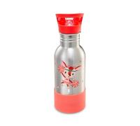 LILLIPUTIENS Borraccia per bambini in acciaio inox 600ml, Wonder Stella, Con cannuccia e base in silicone antiurto, Ottima per la scuola, il picnic e le passeggiate, Dai 2 anni, 84471
