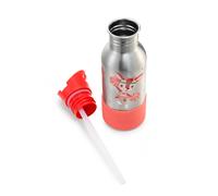 LILLIPUTIENS Borraccia per bambini in acciaio inox 600ml, Wonder Stella, Con cannuccia e base in silicone antiurto, Ottima per la scuola, il picnic e le passeggiate, Dai 2 anni, 84471