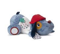 LILLIPUTIENS - Cane di Peluche Maxi Attività - Ideale per decorare la stanza e giocare - Altezza 55 cm - Suoni e attività multiple - Materiali morbidi - 87 cm - Da 6 mesi