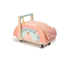 LILLIPUTIENS - Corridoi per bambini in Legno e Tessuto Stella il Cerbiatto - Stimola l'immaginazione e l'equilibrio dei più piccoli - con Ruote multidirezionali - Da 12 Mesi - 83466