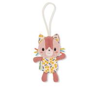 Lilliputiens - Etichetta per bagagli Jeanne Le Chat - Colorata e personalizzabile per valigie - Accessorio per bagagli - Rosa - 16 cm - Dai 2 anni - 83621