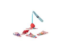 LILLIPUTIENS Gioco di Pesca per Il Bagno, Gioco da Bagno per Neonati, Giocattolo interattivo con Canna da Pesca Magnetica e Personaggi delle Fiabe, Sviluppa la motricità fine, dai 10 Mesi -83497