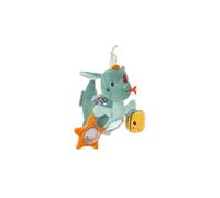 LILLIPUTIENS, Joe Acti-Nomade Gioco attività da Appendere, da 3 Mesi | Drago da Appendere con Sonaglio, Specchio a Palline e Carta Frusciante; Include 1 Peluche per Giocare in Viaggio