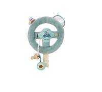 Lilliputiens, Joe al Volante, Gioco Simbolico Sonoro, Da 18 mesi | Gioco da Viaggio Removibile per cintura auto, Chiave in Legno, Specchio, Suono di Avvio e Squittio
