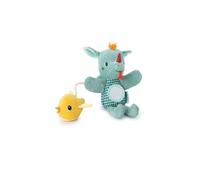 LILLIPUTIENS - Joe Mago Marionetta a Mano - Giocattolo educativo interattivo con sonaglio, Specchio e Carta Frusciante - Sviluppa l’immaginazione e la motricità - Ideale per Neonati - dai 6 Mesi