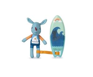 Lilliputiens, Joe Surfista Magico Galleggiante, da 12 Mesi | Reagisce all'acqua Tiepida, Include 1 Drago e 1 Tavola da Surf con Stampa Magica, Asciugatura Rapida