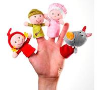 LILLIPUTIENS L-86339 - Burattini da dito Cappuccetto Rosso