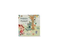 LILLIPUTIENS - Libro tattile e sonoro - Tema Foresta - Storie interattive e suoni divertenti - Risveglio sensoriale - Stimolazione della vista, dell’udito e del tatto - Dai 12 mesi - 83475