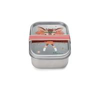 LILLIPUTIENS Lunch box Wonder Stella, Portapranzo in acciaio inox con coperchio e elastico, Mantiene i pasti freschi, Ottimo per la scuola, le uscite e i picnic, Dai 2 anni, 84467