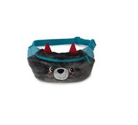 LILLIPUTIENS - Marsupio bambino Louis il lupo - Accessorio in velluto morbido per bambini - Marsupio pratico - Ideale per conservare i tesori dei piccoli avventurieri - Dai 3 anni