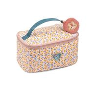 Lilliputiens - Necessaire da toilette per bambini Jeanne Le Chat - Compatto e divertente - Accessorio da viaggio - Stampa rosa - 21 cm - Dai 2 anni - 84493