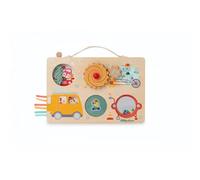 Pannello attività in legno Lilliputiens - Avventure in viaggio