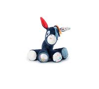 LILLIPUTIENS Peluche sonoro e interattivo Ignace l'Asino, Ottimo per Neonati, Suoni affascinanti, Gioco di risveglio, Stimolazione sensoriale e motricità, dai 9 Mesi, 83435