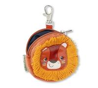 Lilliputiens - Portamonete Jack il leone - Colorato, leggero e progettato per stare in tasca - Con chiusura a zip - Ocra - 6 cm - A partire da 1 anno - 83604