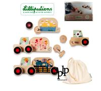 LILLIPUTIENS Set Di Assemblaggio Trattore + 3 Anni Giocattolo In Legno