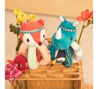 Lilliputiens sonaglino volpe Alice con uccellino rosso