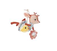 LILLIPUTIENS, Stella Acti-Nomade Gioco attività da Appendere, da 3 Mesi | Cerbiatto da Appendere con Sonaglio, Specchio a Palline e Carta Frusciante; Include 1 Peluche da Viaggio