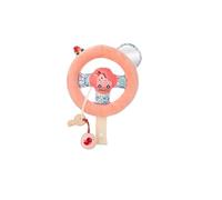 Lilliputiens, Stella al Volante, Gioco Simbolico Sonoro, Da 18 mesi | Gioco da Viaggio Removibile per cintura auto, Chiave in Legno, Specchio, Suono di Avvio e Squittio