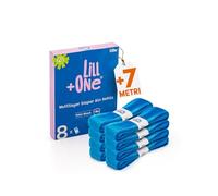 LillOne 8 Ricariche EXTRA LUNGHE UNIVERSALI Mangiapannolini a 7 Strati, Nuova Formula Anti Odore - Sacchetti Ricarica Mangia Pannolini - Compatibili con Maialino Foppapedretti Tommee Tippee e altri