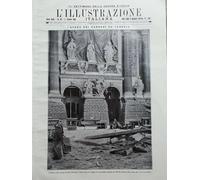 L'illustrazione Italiana 1 Ottobre 1916 WW1 Cesare Battisti Bombe Venezia Fassa
