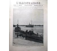 L'Illustrazione Italiana del 8 Gennaio 1922 Ameglio Danubio Cannes Zara Milano