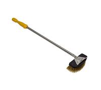 Lilly Codroipo Venezia Spazzola con Raschietto, Ottone, Cm 70, 70 cm