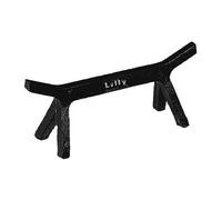 Lilly Codroipo Braciere alare poggia legna ghisa (40x12x16cm) Nero 126