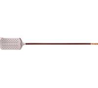 Lilly codroipo pala forata 22x14 h170 per pinsa romana, professionale in lega al