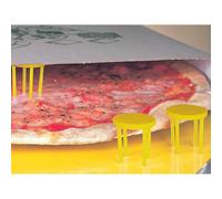 (HOME) Distanziatori per pizze Mm50 in plastica – confezione 500 pezzi giallo