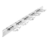 Lilly Codroipo Supporto a parete, Acciaio inox, 5 posti per pale pizza